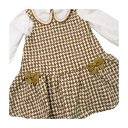 Salopete Xadrez com Body 2 Peças 2000843 - Milon