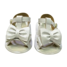 Sandália Batizado Feminina Laço 110375 - Pimpolho