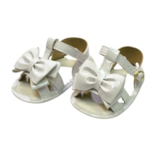 Sandália Batizado Feminina Laço 110375 - Pimpolho