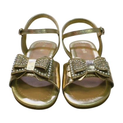 Sandália Mili com Laço Strass 642095 - Pampili