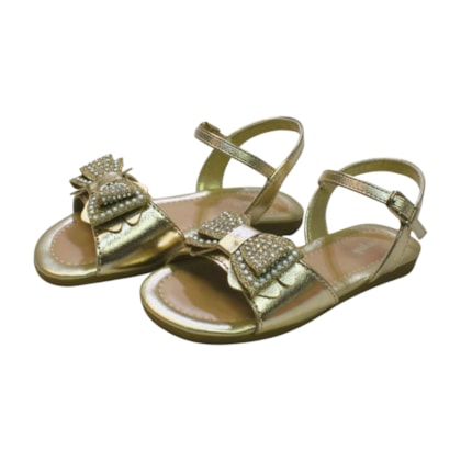 Sandália Mili com Laço Strass 642095 - Pampili
