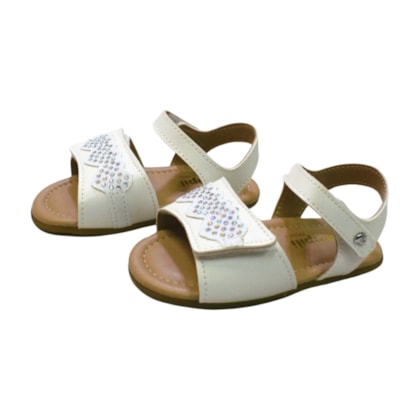 Sandália Nana com Corações Strass  122077 - Pampili