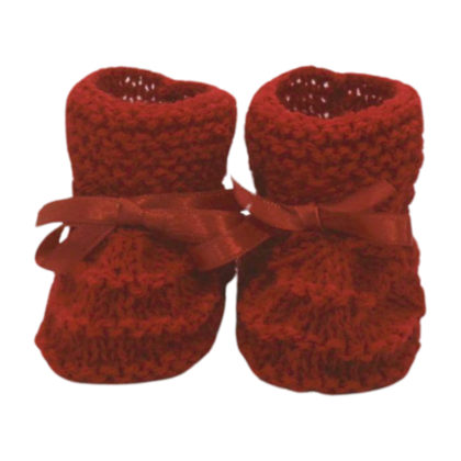 Sapatinho de Tricô Feito a Mão aplique Sortidos - Vera