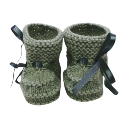 Sapatinho de Tricô Feito a Mão aplique Sortidos - Vera