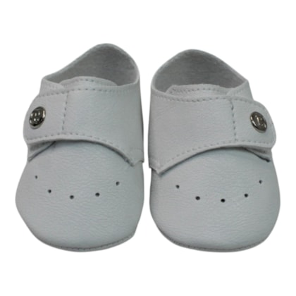 Sapato Batizado com Velcro  Masculino 110605  - Pimpolho