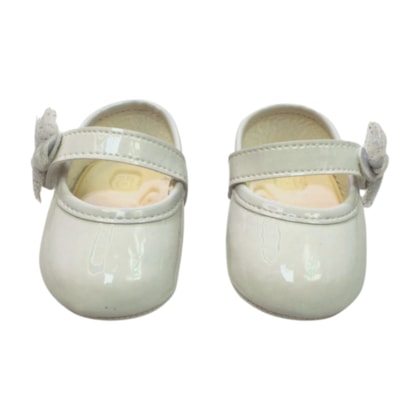 Sapato Batizado Femino com Laço e Tule 110507 - Pimpolho