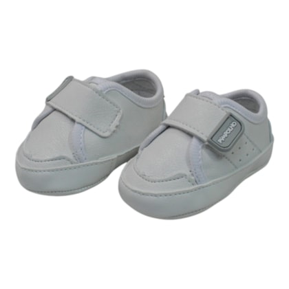 Sapato Batizado Masculino com Velcro 110566 - Pimpolho