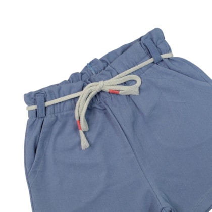 Shorts Cotton Jeans com Cordão 27122 - Rollu
