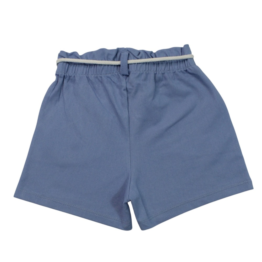 Shorts Cotton Jeans com Cordão 27122 - Rollu