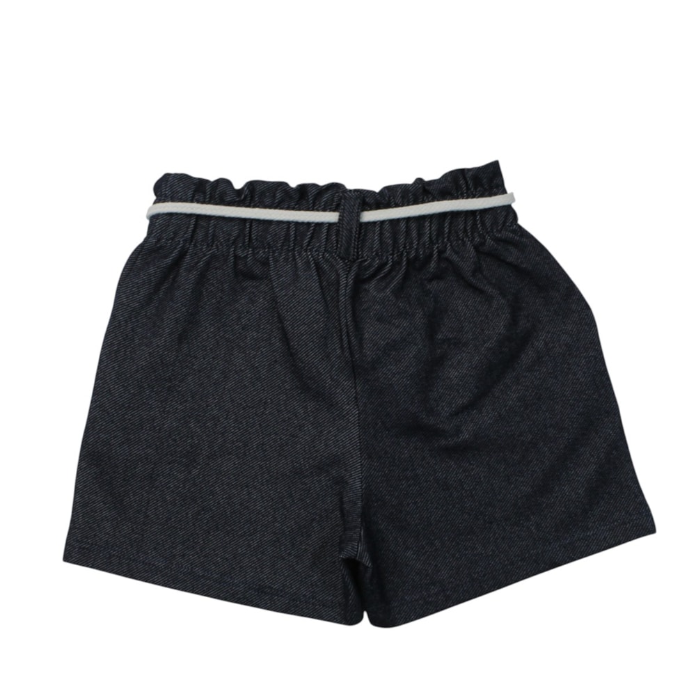Shorts Cotton Jeans com Cordão 27122 - Rollu