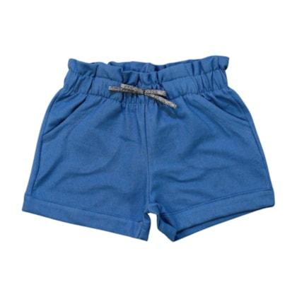 Shorts Cotton Jeans com Laço 24178 - Rollu