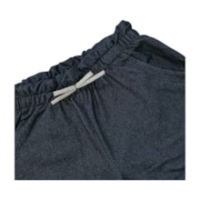 Shorts Cotton Jeans com Laço 24178 - Rollu