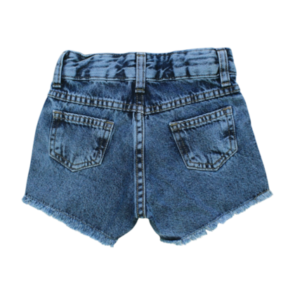 Shorts Jeans Bordado Borboletas 3589 - Frommer 