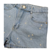 Shorts Jeans Bordado Flores 401 - Revert