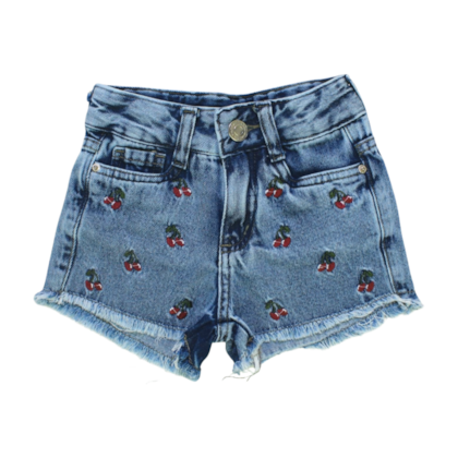 Shorts Jeans Cereja Bordada 3549 - Frommer 