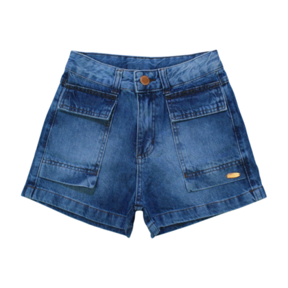 Shorts Jeans com Bolso Lapela 3229 - Frommer 