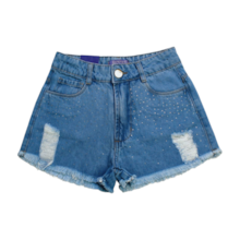 Shorts Jeans com Strass 072 - Revert 