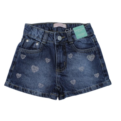 Shorts Jeans com Strass 5209 - Garota Lua