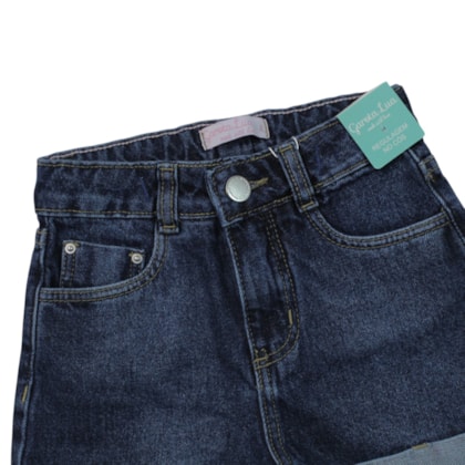 Shorts Jeans com Strass 5400 - Garota Lua