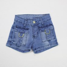 Shorts Jeans Feminino com Bolso 9094 - Via Onix