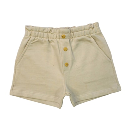 Shorts Moletinho com Botão 46084 - Kely Kety 
