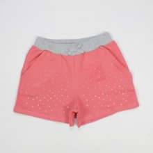 Shorts Moletinho com Strass 8551 - Kiko