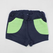 Shorts Moletinho com Tela 9616 - Beijinho