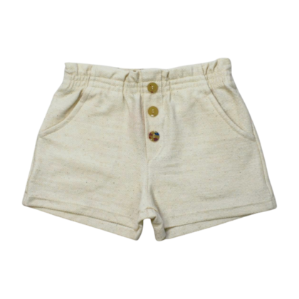 Shorts Moletinho Sarjado com Botões 46024 - Kely Kety 