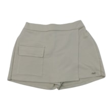 Shorts Saia Moletinho com Bolso Frontal 27414 - Two Colors