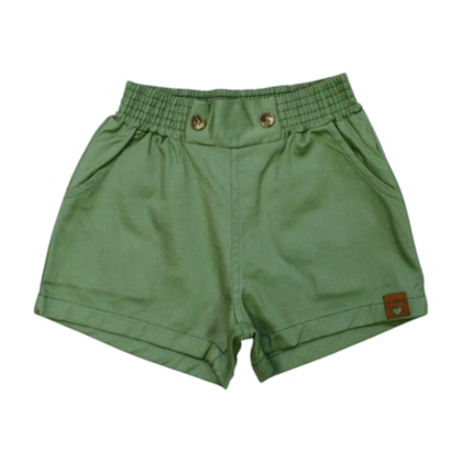 Shorts Sarja com Botões 22936 - Glinny