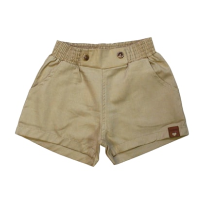 Shorts Sarja com Botões 22936 - Glinny