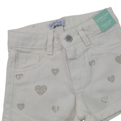 Shorts Sarja com Strass 5394 - Garota Lua