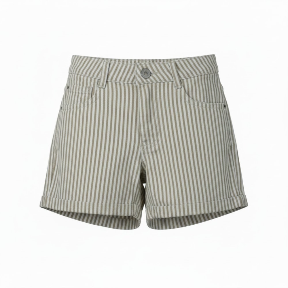 Shorts Sarja Feminino Listrado 3850 - Frommer