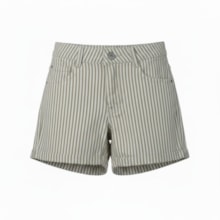 Shorts Sarja Feminino Listrado 3850 - Frommer