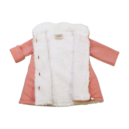 Sobretudo Feminino Texturizado com Pelo 7703 - Pokotinha 
