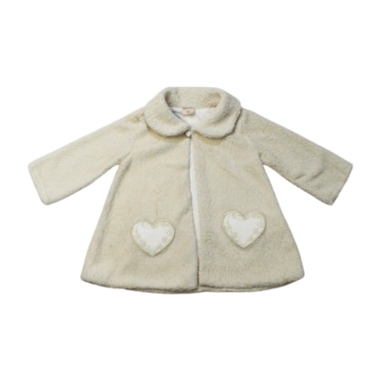 Sobretudo Pelúcia Carneirinho Feminino 8537 - Pokotinha