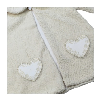 Sobretudo Pelúcia Carneirinho Feminino 8537 - Pokotinha