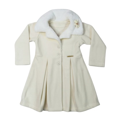 Sobretudo Soft Gola Pelo Urso 2408 - Mini Miss