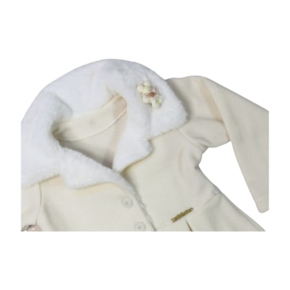 Sobretudo Soft Gola Pelo Urso 2408 - Mini Miss