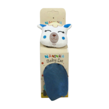Toalha Cheirinho com Prendedor de Chupeta Lhama Masc - Baby e Luz 