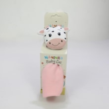 Toalha Cheirinho com Prendedor de Chupeta Vaca - Baby e Luz 