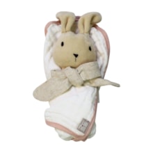 Toalha Cheirinho Soft Coelho com Prendedor 531277 Loupiot Nature - Minasrey  