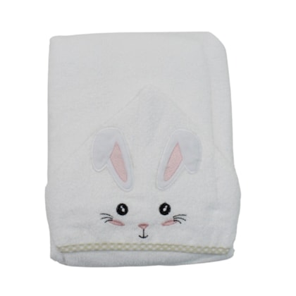 Toalha de Banho com Capuz Bordado Sortidos 76016 - Bambi