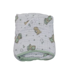 Toalha de Banho Soft com Capuz Estampa Sortida 76127 - Pixuxu
