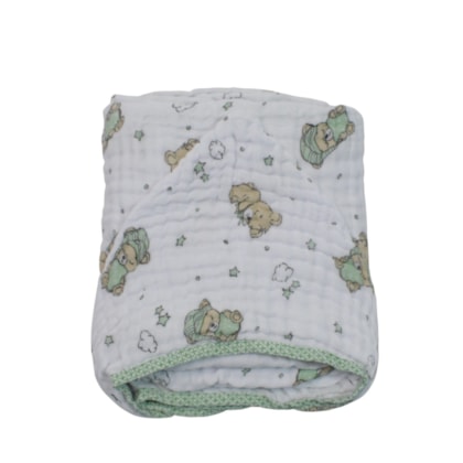 Toalha de Banho Soft com Capuz Estampa Sortida 76127 - Pixuxu