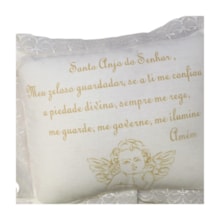 Travesseiro Oração Santo Anjo do Senhor com Lesi - Loupiot Nature - Minasrey    