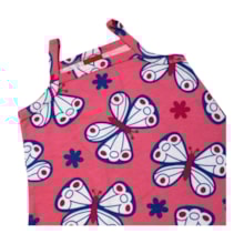 Vestido Alça Estampa Borboleta 1001460 - Kyly