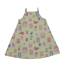 Vestido Alça Estampado 27219 - Brandili