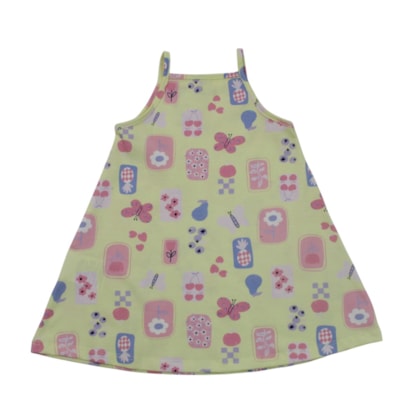 Vestido Alça Estampado 27219 - Brandili