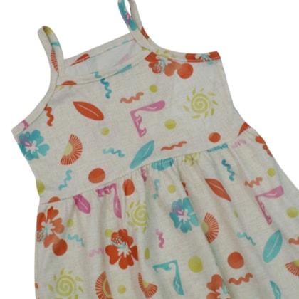 Vestido Alça Estampado   27227 - Brandili